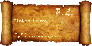 Pinkas Laura névjegykártya